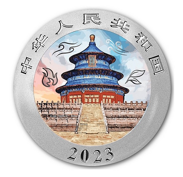 PANDA ČTYŘI ŽIVLY ZEMĚ coin China (Chinese) Panda Four Elements Earth - 30g stříbrná mince
