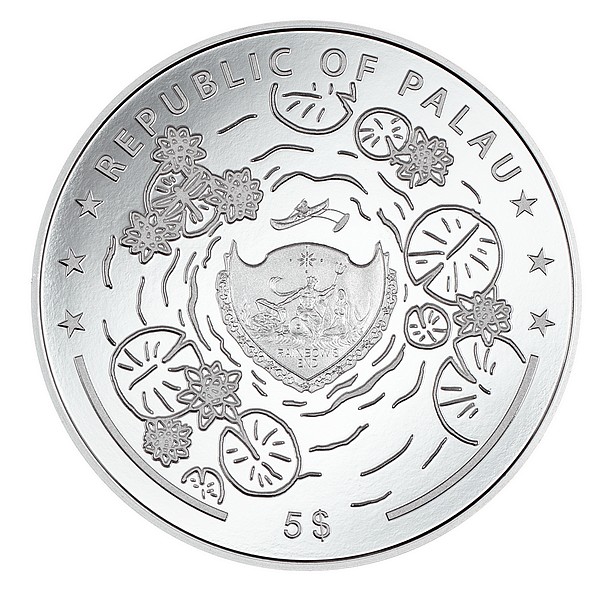 VÁŽKA coin Lily Pad Dragonfly Ultra High Relief – 1 oz stříbrná mince