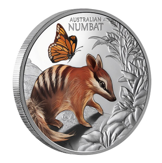 ROZTOMILÝ A MAZLIVÝ NUMBAT BABY coin Cute and Cuddly Baby Numbat – 1 oz stříbrná mince