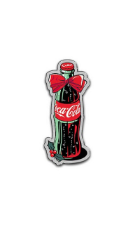 COCA-COLA LÁHEV coin Happy Holidays Bottle – 1 oz stříbrná mince