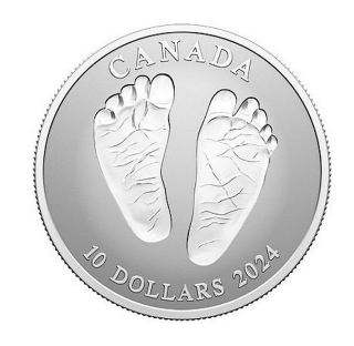 DÁREK K NAROZENÍ DÍTĚTE VÍTEJ NA SVĚTĚ coin Welcome to the World – 1/2 oz stříbrná mince