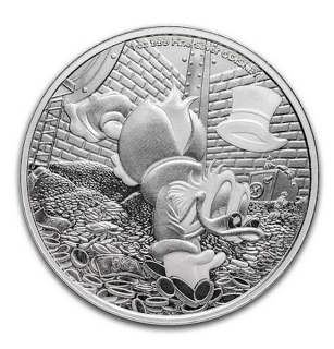 STRÝČEK SKRBLÍK coin Scrooge McDuck – 1 oz stříbrná mince