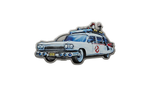 KROTITELÉ DUCHŮ VOZIDLO ECTO-1 CADILLAC 1959 coin Ghostbusters Octo-1 Shaped – 2 oz stříbrná mince