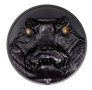 LOVCI V NOCI KAJMAN coin Hunters by Night Caiman - 2 oz stříbrná mince