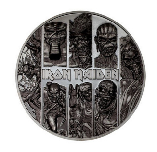 IRON MAIDEN Heavy Metalová kapela Iron Maiden coin Eddie Colections – 3 oz stříbrná mince