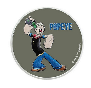 PEPEK NÁMOŘNÍK coin Popeye – 1 oz stříbrná mince