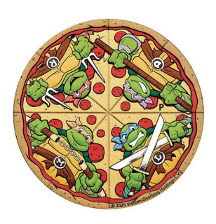 PIZZA ŽELVY NINJA coin Pizza Teenage Mutant Ninja Turtles – 2 oz stříbrná mince