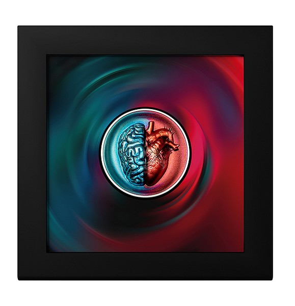 HLAVA vs SRDCE coin Head vs Heart – 2 oz stříbrná mince