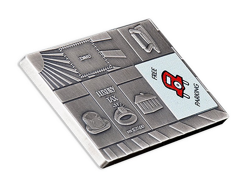 MONOPOLY populární hra od Hasbro – sada 4 stříbrných mincí (4×1 oz)