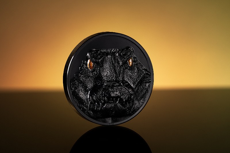 LOVCI V NOCI KAJMAN coin Hunters by Night Caiman - 2 oz stříbrná mince