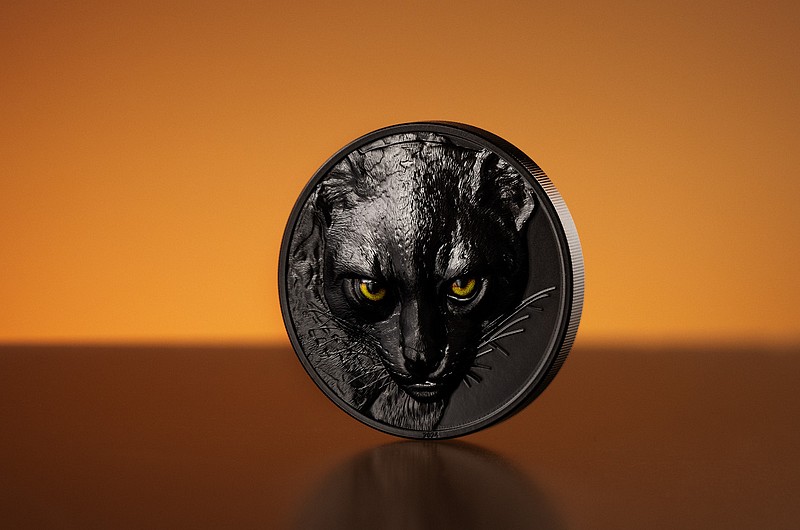 LOVCI V NOCI OCELOT coin Hunters by Night Ocelot – 2 oz stříbrná mince