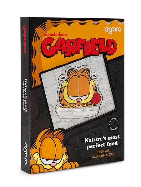KOCOUR GARFIELD Nickelodeon Garfield Nature’s most perfect food – 1 oz stříbrná mince