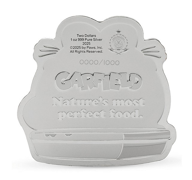 KOCOUR GARFIELD Nickelodeon Garfield Nature’s most perfect food – 1 oz stříbrná mince