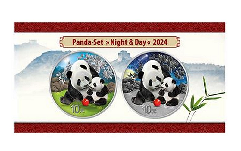 PANDA DEN A NOC 2024 Panda Day and Night set - sada 2 mincí (2 x 30g)