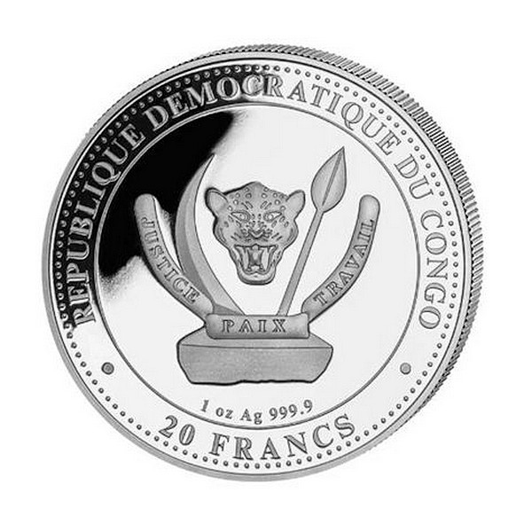 PREHISTORICKÝ ŽIVOT MEGALODON II. coin Prehistoric Life Megalodon – 1 oz stříbrná mince