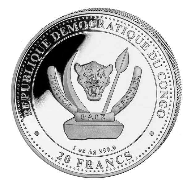 PREHISTORICKÝ ŽIVOT VELOCIRAPTOR II. coin Prehistoric Life Velociraptor Mongoliensis – 1 oz stříbrná mince