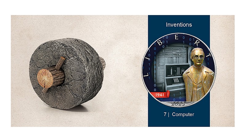 VYNÁLEZY POČÍTAČ coin Silver Eagle Inventions Computer – 1 oz stříbrná mince