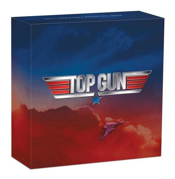 TOP GUN coin 40 Years of Top Gun – 1 oz stříbrná mince