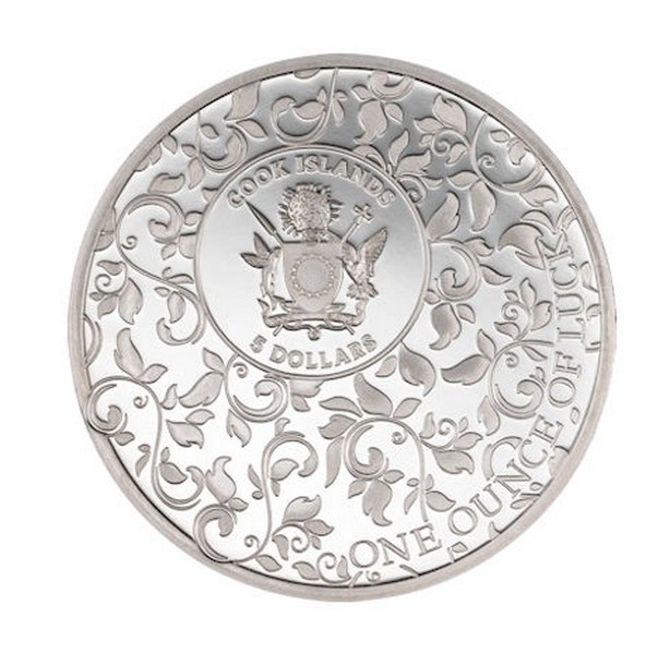 UNCE ŠTĚSTÍ SE SKUTEČNÝM ČTYŘLÍSTKEM coin Ounce of Luck – 1 oz stříbrná mince