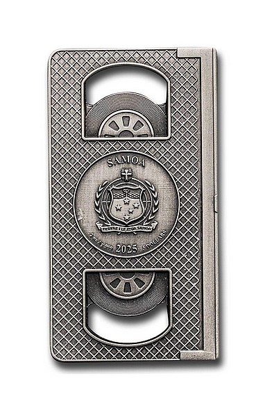 VIDEOKAZETA VHS FILM ROŠŤÁCI coin The Goonies VHS Tape – 2 oz stříbrná mince