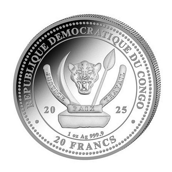 SVĚTOVÁ DIVOKÁ ZVĚŘ LEV coin World‘s Wildlife The Lion coloured – 1 oz stříbrná mince barevná